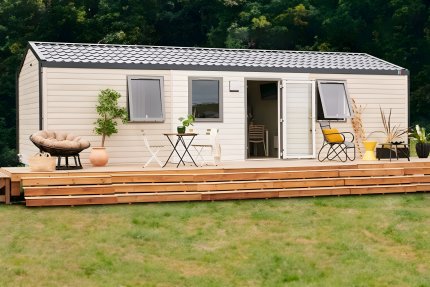 Mobil-home Confort+ 6 personnes 2 chambres 2 sdb - L'Orée du Bois