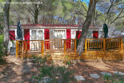 Blueberry PREMIUM - 2 chambres 32m² - *Clim, terrasse, TV* - La Pinède