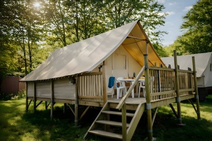 Zelt Lodge auf Stelzen 4 P 2 Zi ** - Arc en Ciel