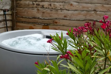 Luxe vakantiehuis in tribale stijl, 4 kamers, geschikt voor 6 personen, airconditioning + tv + jacuzzi, 3 badkamers - Les Dinosaures