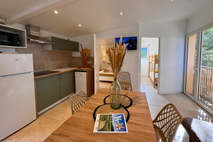 Appartment Mimosa 36m² - 2 slaapkamers - Airconditioning - Clair de Lune