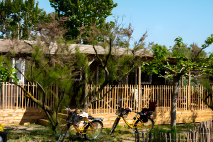 Cabane Jardin 2 habitaciones PREMIUM Climatización - Le Sérignan Plage