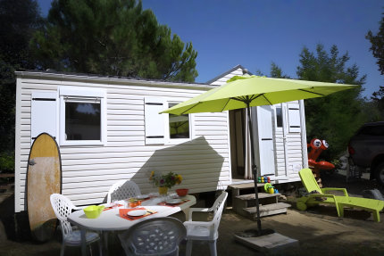 Mobil-home 24 m² / 2 camere - Terrazza a terra - 2 ADULTI O 2 ADULTI + 2 BAMBINI - L'Ile Blanche