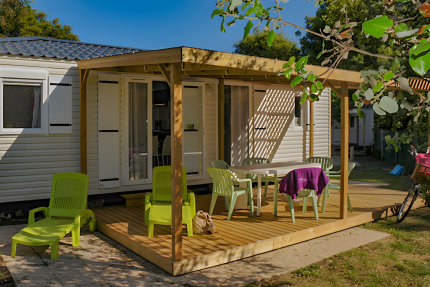 Cottage Grand confort Florès 35 m² – 3 Schlafzimmer / Überdachte Holzterrasse - L'Ile Blanche