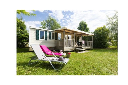 Mobilheim Deluxe Octalia - 3 Zimmer / 1 Badezimmer + Klimaanlage - Le Camp de Florence
