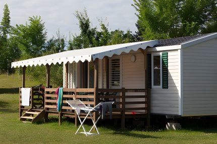 Mobilheim Deluxe Confort - 2 Zimmer / 1 Badezimmer + Klimaanlage - Le Camp de Florence