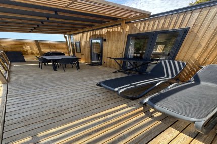 NEW//Homeflower Premium + 35 m² (3ch) + terrasse semi-couverte + Draps + Serviettes + Clim - Le Conleau