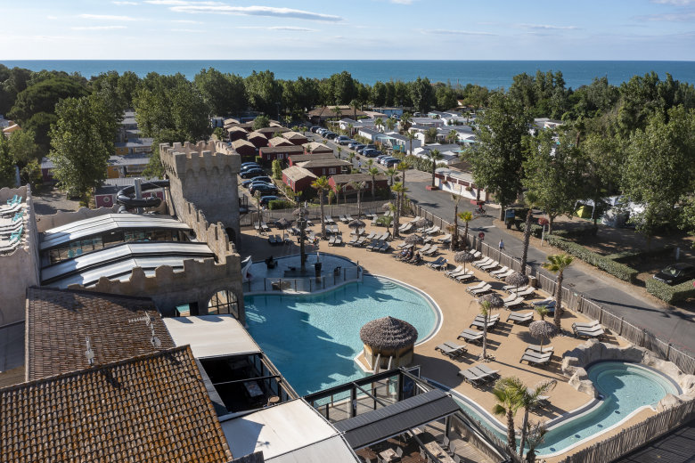 camping californie plage vias plage