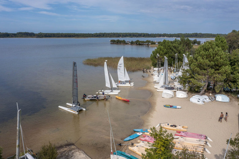camping lac de sanguinet landes