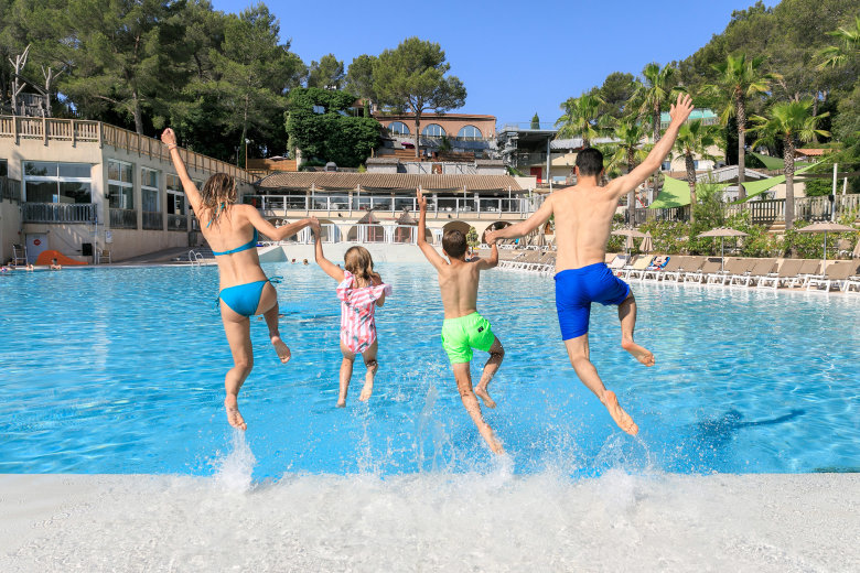camping holiday green frejus