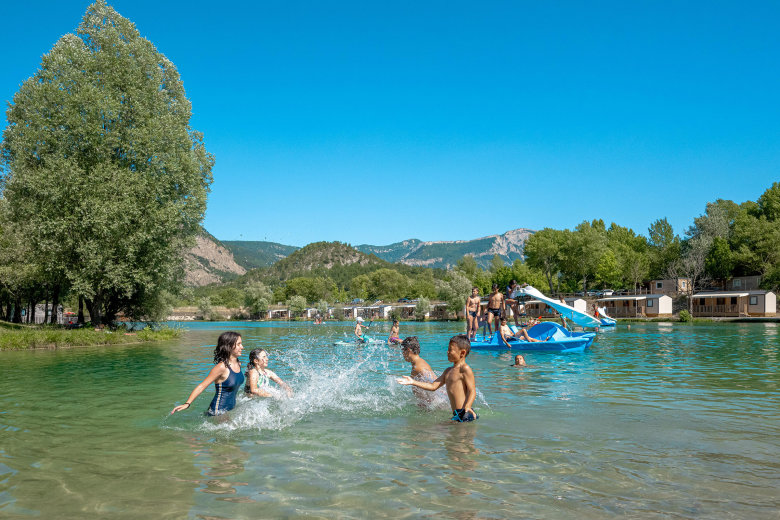 camping lac bleu chatillon en diois