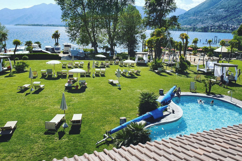 camping miralago tenero contra lac majeur